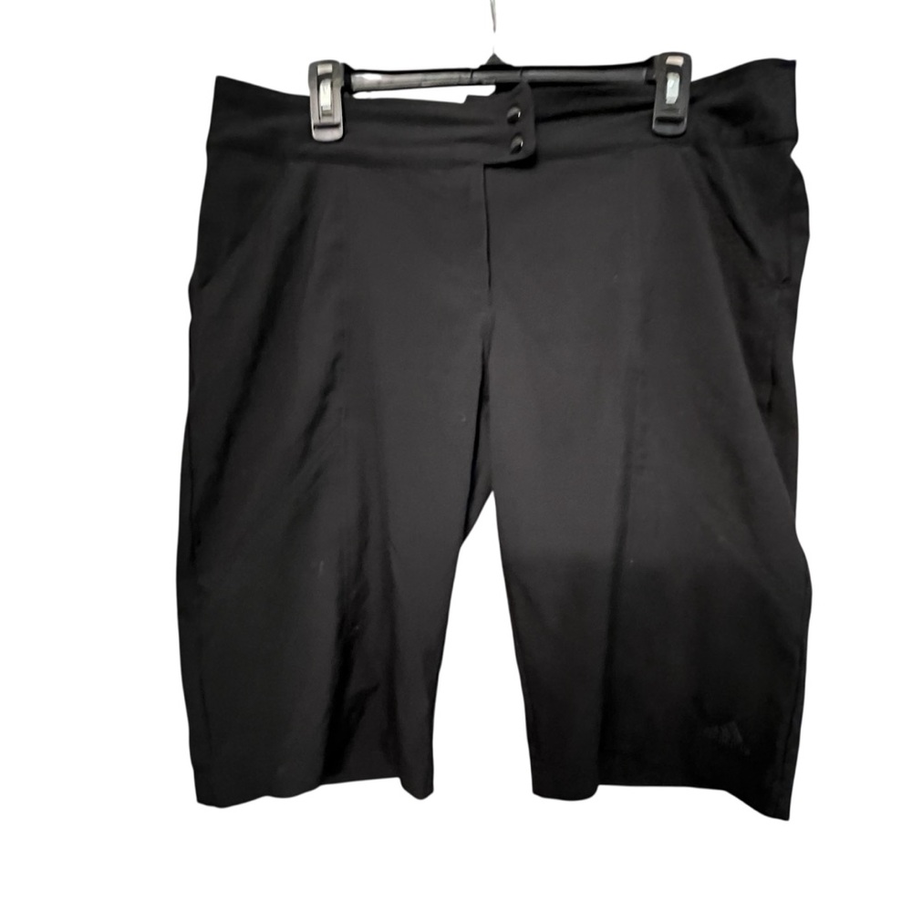 Adidas  large black climate control Bermuda shots fits women’s size 12-14 IMO